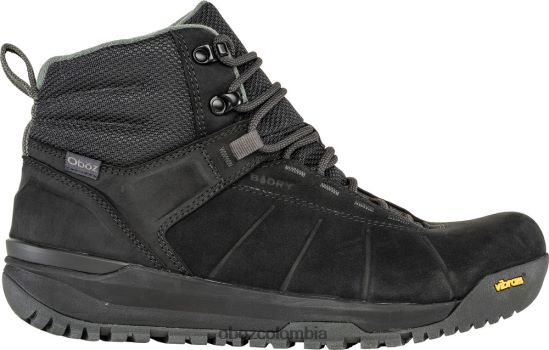 zapatos co Oboz hombres andesita ii con aislamiento medio impermeable Mar Negro PV48V467
