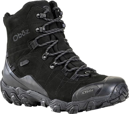 zapatos co Oboz hombres bridger 8\'\' aislado impermeable Mar Negro PV48V471