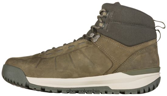 zapatos co Oboz hombres andesita con aislamiento medio impermeable gris PV48V463