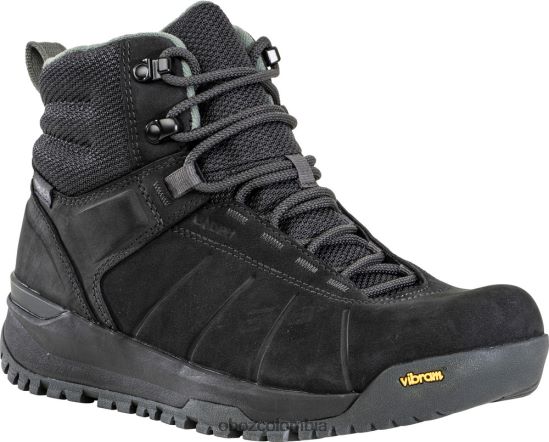 zapatos co Oboz hombres andesita ii con aislamiento medio impermeable Mar Negro PV48V467