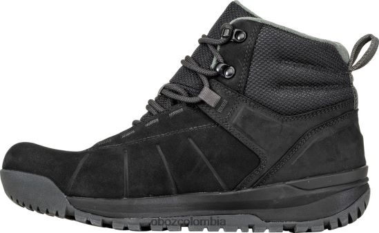 zapatos co Oboz hombres andesita ii con aislamiento medio impermeable Mar Negro PV48V467