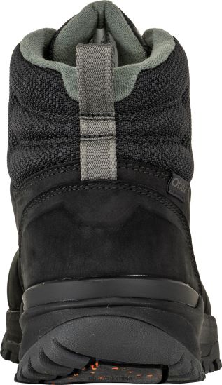 zapatos co Oboz hombres andesita ii con aislamiento medio impermeable Mar Negro PV48V467