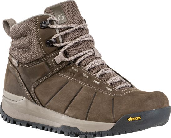 zapatos co Oboz hombres andesita ii con aislamiento medio impermeable marrón guijarro PV48V466