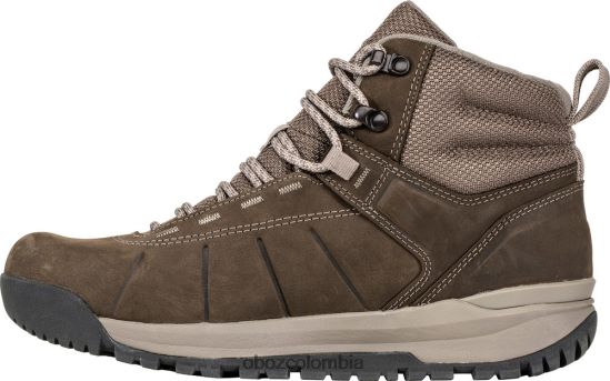 zapatos co Oboz hombres andesita ii con aislamiento medio impermeable marrón guijarro PV48V466