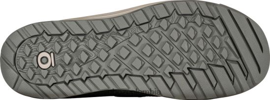 zapatos co Oboz hombres burke cuero medio impermeable nimbo gris PV48V456
