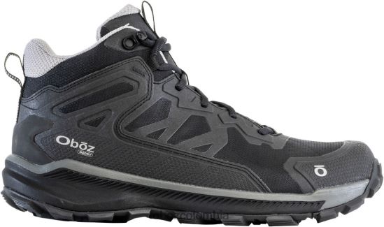 zapatos co Oboz hombres catabático medio impermeable Mar Negro PV48V45
