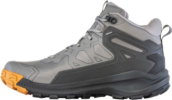 zapatos co Oboz hombres catabático medio impermeable gris brumoso PV48V46