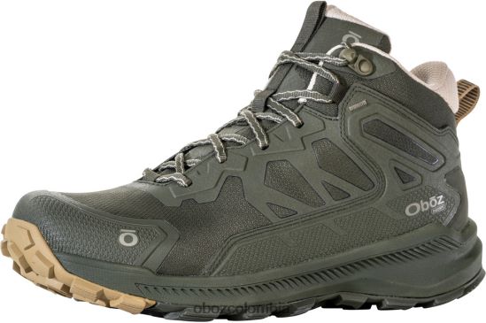 zapatos co Oboz hombres catabático medio impermeable hojas perennes PV48V47