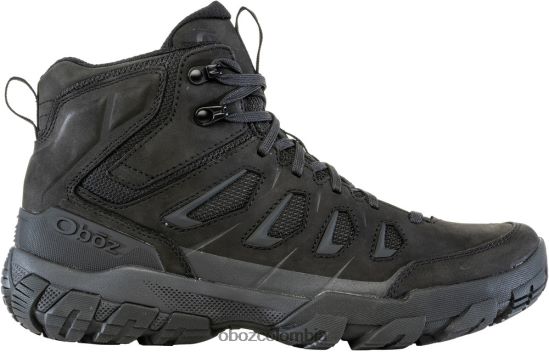 zapatos co Oboz hombres diente de sierra x medio Mar Negro PV48V425