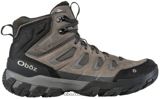 zapatos co Oboz hombres diente de sierra x medio impermeable carbón PV48V419