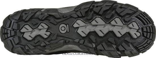 zapatos co Oboz hombres diente de sierra x medio impermeable carbón PV48V419