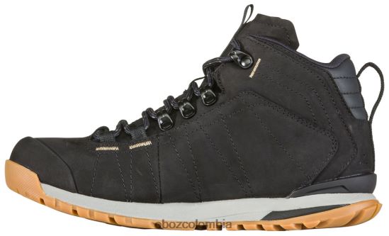 zapatos co Oboz mujer bozeman cuero medio impermeable Castillo de roca PV48V4169
