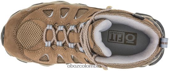 zapatos co Oboz mujer diente de sierra ii medio impermeable brind/tb PV48V4120