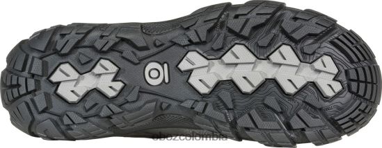 zapatos co Oboz mujer diente de sierra x baja resistencia al agua gris brumoso PV48V4111