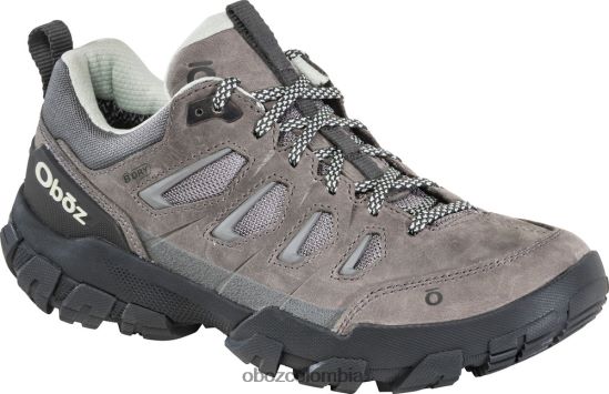 zapatos co Oboz mujer diente de sierra x baja resistencia al agua gris brumoso PV48V4111