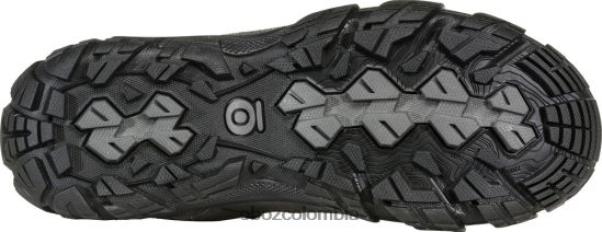 zapatos co Oboz mujer diente de sierra x medio impermeable carbón PV48V4113
