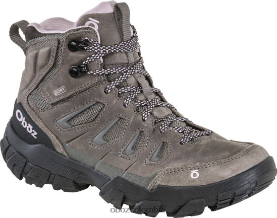 zapatos co Oboz mujer diente de sierra x medio impermeable carbón PV48V4113
