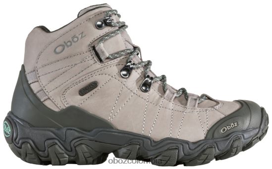 zapatos co Oboz mujer bridger medio impermeable gris escarcha PV48V4134