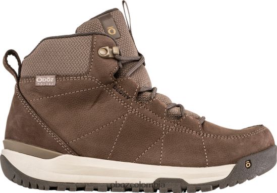 zapatos co Oboz mujer cedro con aislamiento medio impermeable morilla PV48V4181