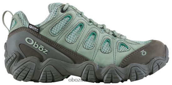 zapatos co Oboz mujer diente de sierra ii bajo impermeable musgo pálido PV48V4119