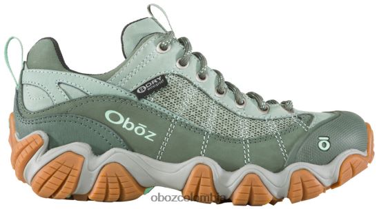 zapatos co Oboz mujer firebrand ii bajo impermeable musgo pálido PV48V4136