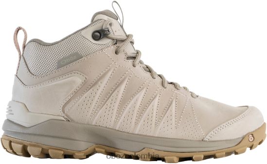 zapatos co Oboz mujer sypes cuero medio impermeable leopardo de las nieves PV48V4141