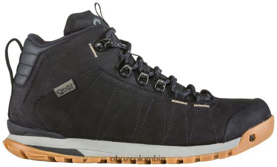 zapatos co Oboz mujer bozeman cuero medio impermeable Castillo de roca PV48V4169