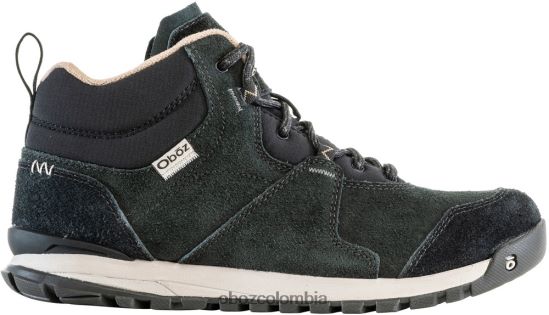 zapatos co Oboz mujer emma mediados Mar Negro PV48V4157