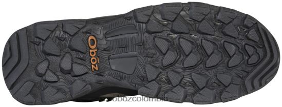 zapatos co Oboz hombres arete medio impermeable deslizamiento de montaña PV48V4201