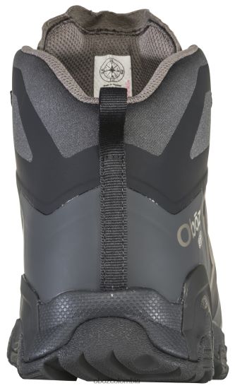 zapatos co Oboz hombres arete medio impermeable deslizamiento de montaña PV48V4201