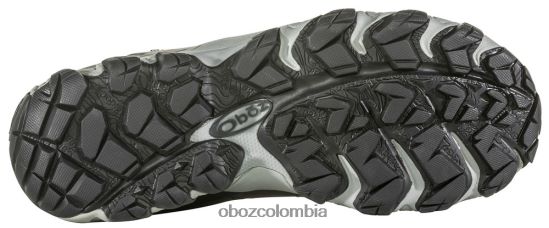 zapatos co Oboz hombres bridger medio impermeable cuervo PV48V436