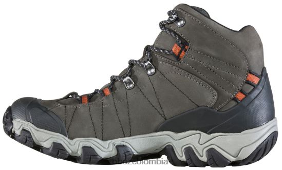 zapatos co Oboz hombres bridger medio impermeable cuervo PV48V436