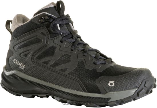 zapatos co Oboz hombres catabático medio impermeable Mar Negro PV48V45