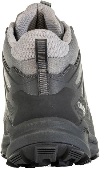 zapatos co Oboz hombres catabático medio impermeable gris brumoso PV48V46
