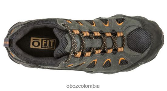 zapatos co Oboz hombres diente de sierra ii bajo impermeable sombra/fresa PV48V428