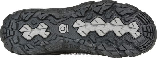 zapatos co Oboz hombres diente de sierra x bajo gris brumoso PV48V423