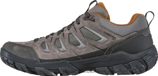 zapatos co Oboz hombres diente de sierra x bajo gris brumoso PV48V423