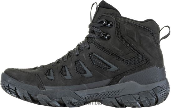 zapatos co Oboz hombres diente de sierra x medio Mar Negro PV48V425