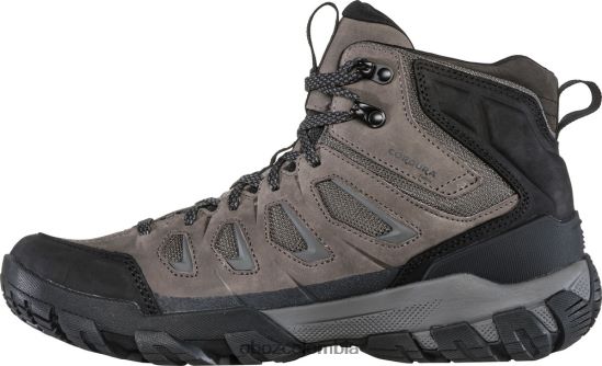 zapatos co Oboz hombres diente de sierra x medio impermeable carbón PV48V419