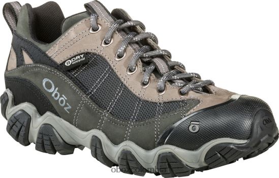zapatos co Oboz hombres firebrand ii bajo impermeable gris PV48V438