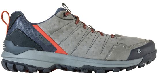 zapatos co Oboz hombres sypes bajo cuero impermeable acero PV48V444