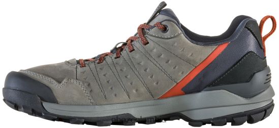 zapatos co Oboz hombres sypes bajo cuero impermeable acero PV48V444