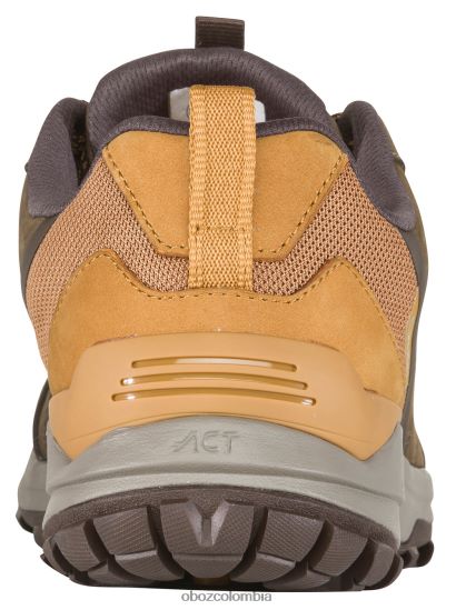 zapatos co Oboz hombres sypes bajo cuero impermeable madera PV48V447