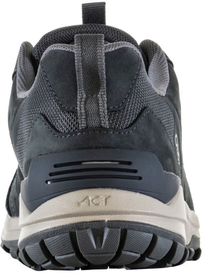 zapatos co Oboz hombres sypes bajo cuero impermeable roca de lava PV48V445