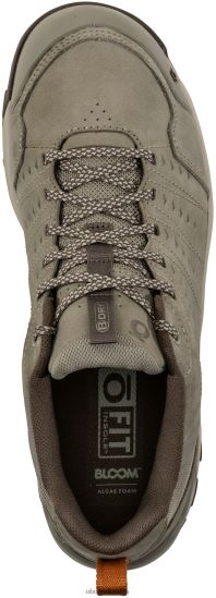 zapatos co Oboz hombres sypes bajo cuero impermeable salvadera PV48V446