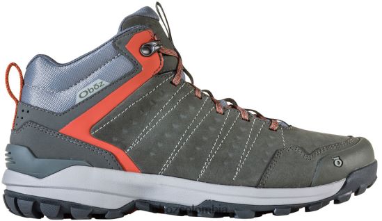 zapatos co Oboz hombres sypes cuero medio impermeable bronce PV48V439