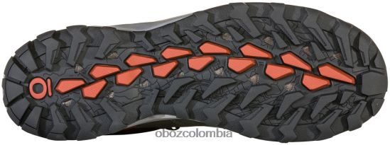 zapatos co Oboz hombres sypes cuero medio impermeable bronce PV48V439