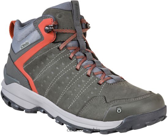 zapatos co Oboz hombres sypes cuero medio impermeable bronce PV48V439