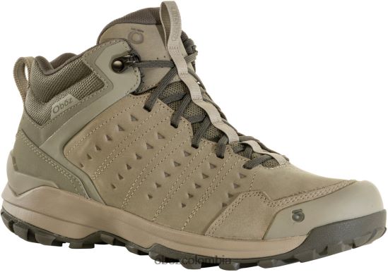 zapatos co Oboz hombres sypes cuero medio impermeable salvadera PV48V441