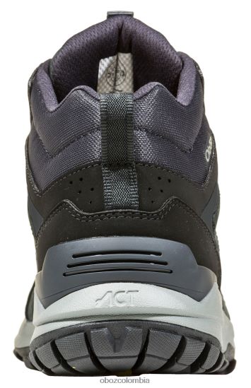 zapatos co Oboz hombres sypes cuero medio impermeable sombra dk PV48V440